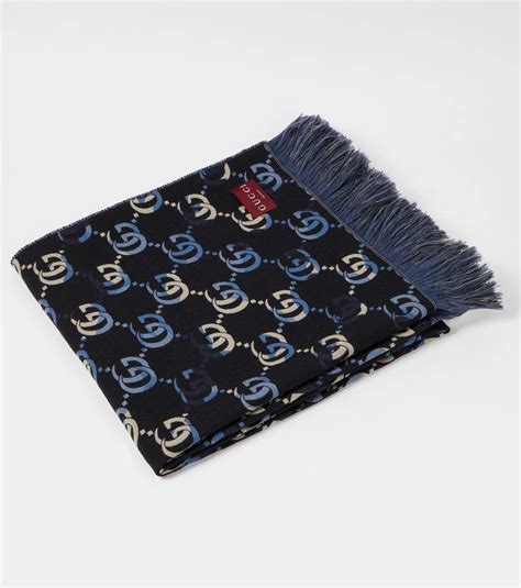 gucci blue gg wool blanket|Gucci blanket price.